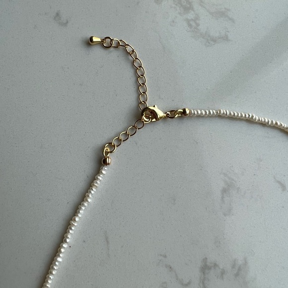 Natural Pearl and tourmaline necklace NO BRAND - Picture 3 of 4